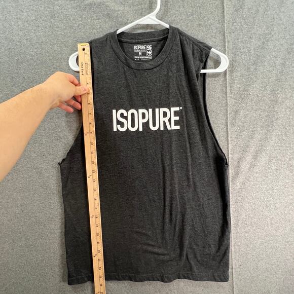 ISOPURE Shirt Adult Medium Black Sleeveless Casual T Shirt Mens - Picture 4 of 6